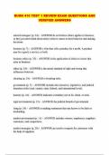 BUSN 410 TEST 1 REVIEW EXAM QUESTIONS AND VERIFIED ANSWERS