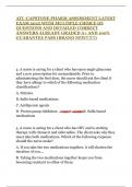 ATI -CAPSTONE PHARM ASSESSMENT LATEST EXAM 2025 WITH MULTIPLE CHOICE OF QUESTIONS AND DETAILED CORRECT ANSWERS ALREADY GRADED A&plus; AND 100&percnt; GUARANTEE PASS &lpar;BRAND NEW&excl;&excl;&excl;&excl;&excl;&excl;&rpar;
