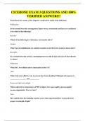 CICERONE EXAM 3 QUESTIONS AND 100&percnt; VERIFIED ANSWERS&excl;&excl;