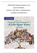 Test Bank for Human Development&colon; A Life-Span View &lpar;9th Edition&rpar; by Robert V&period; Kail & John C&period; Cavanaugh &ndash; Full Chapter  1-16 and verified answers 
