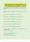 NURS 3100 Exam 2 UPDATED ACTUAL    Exam Questions and CORRECT Answers