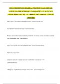 HOSA PATHOPHYSIOLOGY FINAL PRACTICE EXAM   &vert;2025-2026  LATEST UPDATED &vert; 65 REAL EXAM AND COMPLETE QUESTIONS AND ANSWERS &vert; 100&percnt; RATED CORRECT &vert; 100&percnt; VERFIED &vert; ALREADY GRADED A&plus;