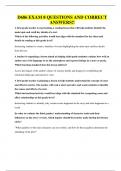 D686 EXAM 8 QUESTIONS AND CORRECT ANSWERS&excl;&excl;