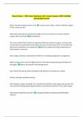 Breast Cancer &ndash; HESI Exam Questions with Correct Answers 100&percnt; Verified&vert;  Guaranteed Success