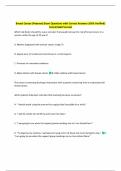 Breast Cancer &lpar;Pearson&rpar; Exam Questions with Correct Answers 100&percnt; Verified&vert;  Guaranteed Success