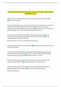 HESI Breast Cancer Case Study Questions with Correct Answers 100&percnt; Verified&vert;  Guaranteed Success 