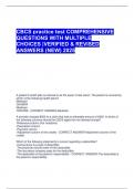 CBCS practice test COMPREHENSIVE QUESTIONS WITH MULTIPLE CHOICES &vert;VERIFIED & REVISED ANSWERS &lpar;NEW&rpar; 2025