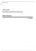 Test Bank For Microbiology with Diseases by Taxonomy 6th Edition by Robert Bauman&vert;&vert;ISBN&colon;9780134832302
