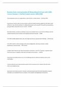 Business Data Communications & Networking Ch 8 Exam with 100&percnt; Correct Answers &vert; Verified &vert;Latest version 2025&vert;2026