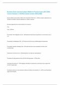 Business Data Communications Midterm Practice Exam with 100&percnt; Correct Answers &vert; Verified &vert;Latest version 2025&vert;2026