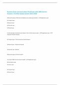 Business Data Communications Final Exam with 100&percnt; Correct Answers &vert; Verified &vert;Latest version 2025&vert;2026