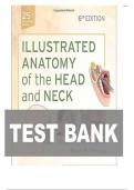 TEST BANK FOR Illustrated Anatomy of the Head and Neck 6th Edition by Margaret J&period; Fehrenbach&comma; Susan W&period; Herring ISBN&colon; 978-0323613019 COMPLETE GUIDE ALL CHAPTERS COVERED 100&percnt; VERIFIED A&plus; GRADE ASSURED&excl;&excl;&excl;&excl;&excl;NEW LATEST UPDATE&excl;&excl;&excl;&excl;&excl;