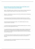 Business Data Communications Chapter 3 Exam with 100&percnt; Correct Answers &vert; Verified &vert;Latest version 2025&vert;2026