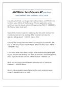 NM Water Level 4 exam &num;2 questions and answers with solutions 2025&sol;2026