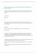 California Law and ethics exam with 100&percnt; Correct Answers &vert; Verified &vert;Latest version 2025&vert;2026