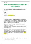 AAPC CPC CHAPTER 8 QUESTIONS AND  ANSWERS 2025