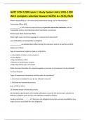 AATC CON 1200 Exam 1 Study Guide Units 1201-1203 With complete solution Newest RATED A&plus; 2025&sol;2026 