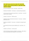 AET1 SWE Study material for USCG AET1 SWE With complete solution Newest RATED A&plus; 2025&sol;2026 100&percnt; VERIFIED CORRECT 
