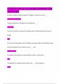 VADETS FINAL EXAM QUESTIONS AND ANSWERS