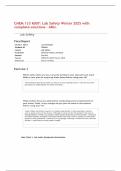 CHEM 133 K007&colon; Lab Safety Winter 2025 with complete solutions &ndash; AMU&period;
