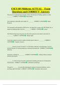 CSCI 103 Midterm ACTUAL    Exam  Questions and CORRECT  Answers