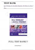 Test Bank For Oral Pathology for the Dental Hygienist 8th Edition by Olga A. C. Ibsen||ISBN 978-0323764032||All Chapters Covered||Complete Guide A+