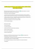 CALFIRE programs Questions with Complete Solutions 100&percnt; Verified&vert;  Latest Update Graded A&plus; 
