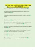 SOC 300 final  ACTUAL UPDATED Exam  Questions and CORRECT  Answers 