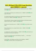 SOC 300   Bundled Exam Questions WITH  CORRECT Answers
