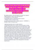 PRAXIS 5205 Practice EXAM REVIEW Questions with Correct Answers Latest 2025&sol;2026 100&percnt; GUARANTEED PASS&excl;&excl;&excl;&lpar;A&plus; GRADED 100&percnt; VERIFIED&rpar;
