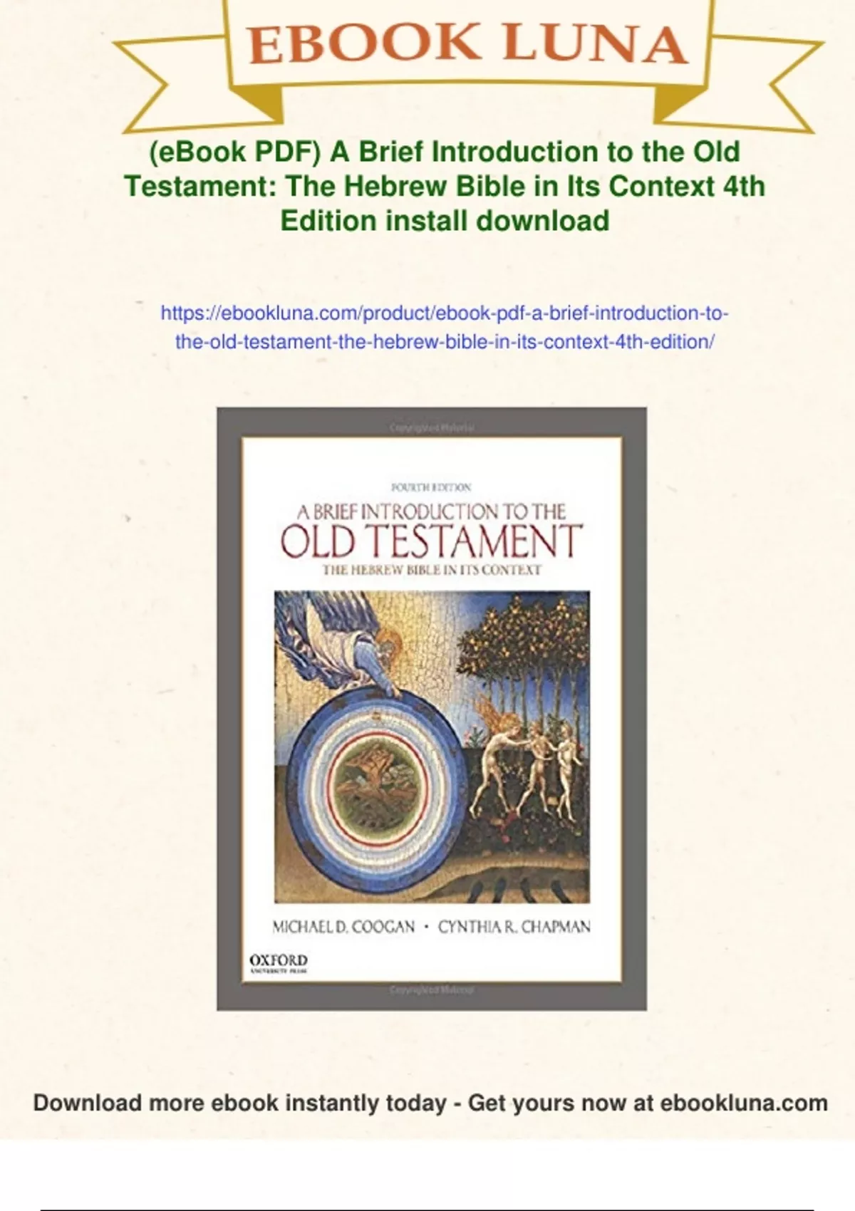 Summary (eBook PDF) A Brief Introduction to the Old Testament: The ...