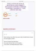 AVIXA CTS EXAM ACTUAL QUESTIONS AND CORRECT DETAILED ANSWERS &lpar;VERIFIED ANSWERS&rpar; &vert; GRADED A&plus; &vert; NEW UPDATE 2025-2026