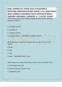 SFDC ADMIN 201 EXAM 2025 &lpar;SALESFORCE CERTIFIED ADMINISTRATOR EXAM&rpar; &vert; ALL QUESTIONS AND CORRECT ANSWERS WITH EXPLANATIONS &vert; VERIFIED ANSWERS &vert; GRADED A&plus; &vert; LATEST EXAM