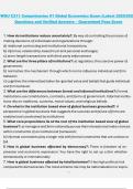 WGU C211 Competency &num;1 &ndash; Global Economics Exam Questions and Verified Answers &lpar;Latest 2025&sol;2026&comma; Guaranteed Pass Score&rpar;