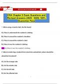 CNA Chapter 6 Exam Questions and Revised Answers &lpar;2025 &sol; 2026&rpar; 100&percnt; Guarantee Pass
