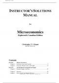 Solution Manual For Microeconomics&comma; Fifteenth  Edition by Christopher T S Ragan &vert;&vert;ISBN&colon;9780133910438