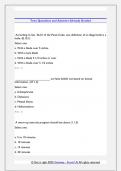 Teex Questions and Answers Already Graded