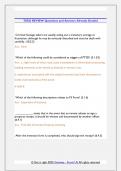 TEEX REVIEW Questions and Answers Already Graded