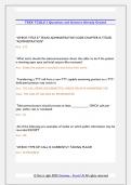 TEEX TCOLE 3 Questions and Answers Already Graded TEEX TCOLE 3 Questions and Answers Already Graded 