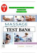 Test Bank - Massage Therapy-Principles and Practice&comma; 7th Edition &lpar;Salvo&comma; 2023&rpar;&comma; Chapter 1-30 &vert; All Chapters