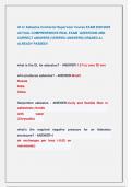 40 hr Asbestos Contractor&sol;Supervisor Course EXAM 2025&sol;2026  ACTUAL COMPREHENSIVE REAL EXAM  QUESTIONS AND  CORRECT ANSWERS &lpar;VERIFIED ANSWERS&rpar; GRADED A&plus;  ALREADY PASSED&excl;&excl; 