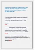 APCO CTO 6 - ALL Quizzes&sol;Final EXAM 2025&sol;2026 ACTUAL  COMPLETE  REAL EXAM QUESTIONS AND ACCURATE  ANSWERS &lpar;VERIFIED ANSWERS &vert;ALREADY PASSED&excl;&excl;                    2025 BRAND NEW EXAM&period; 