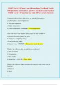 WSET Level 2 Wines Award Exam Prep Test Bank 2 with  570 Questions and Correct Answers for Real Exam Practice&sol;  WSET Level 2 Wines Test Qs with 100&percnt; Correct Answers