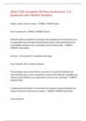 WGU C720 Complete OA Prep Guide Exam 171 Questions with Verified Answers&comma;100&percnt;CORRECT