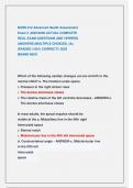 NURS 612 Advanced Health Assessment  Exam 2 &comma;2025&sol;2026 ACTUAL COMPLETE  REAL EXAM QUESTIONS AND VERIFIED  ANSWERS &lpar;MULTIPLE CHOICES&rpar; &vert;&vert;A&plus;  GRADED &vert;100&percnt; CORRECT&excl;&excl; 2025   BRAND NEW&period;