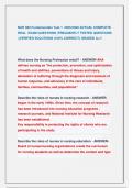 NUR 380 Fundamentals Test 1  2025&sol;2026 ACTUAL COMPLETE  REAL  EXAM QUESTIONS &vert;FREQUENTLY TESTED QUESTIONS  &vert;&vert;VERIFIED SOLUTIONS &lpar;100&percnt; CORRECT&rpar; GRADED A&plus;&excl;&excl; 