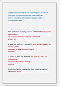 ISDS 7301 EXAM 2025&sol;2026 ACTUAL COMPREHENSIVE  REAL EXAM  QUESTIONS &vert;&vert;RECENTLY TESTING REAL EXAM QUESTIONS&vert;                   VERIFIED SOLUTIONS &lpar;100&percnt; CORRECT ANSWERS&rpar; GRADED                           A&plus; &sol;2025 BRAND NEW&excl;&excl;