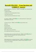 Beowulf UPDATED     Exam Questions and  CORRECT  Answers 