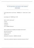 AC 210 questions and answers with solutions 2025&sol;2026