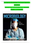 Test Bank For Microbiology&colon; The Human Experience 2nd Edition By John W Foster&comma; Zarrintaj Aliabadi&comma; Joan L Slonczewski 9780393533248 Chapter 1-27 Complete Guide &period;